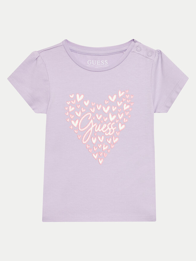 Guess Guess Marškinėliai A4GI01 K6YW4 Violetinė Regular Fit