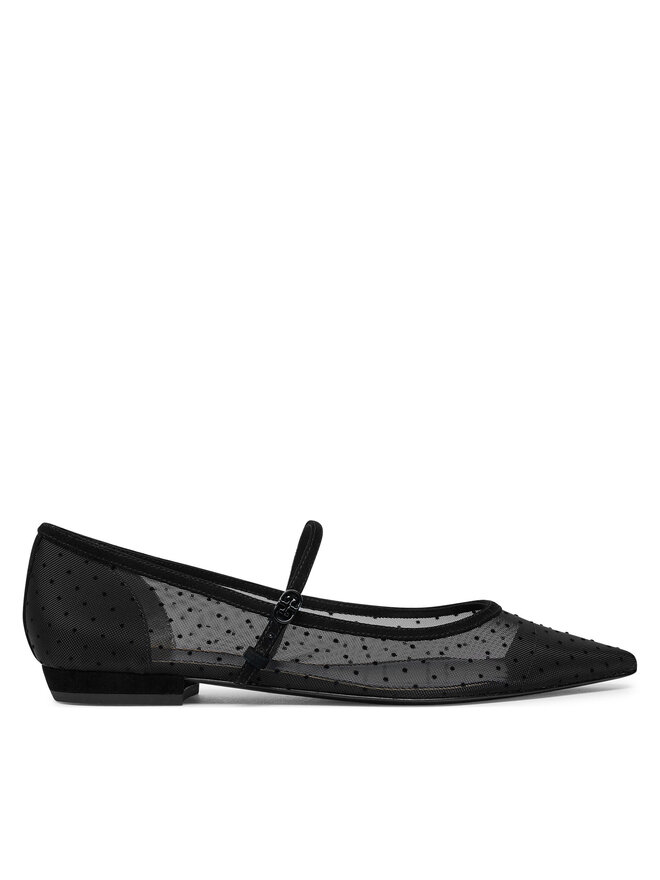 Tory Burch Baleriny Tory Burch Double Buckle Mary Jane 164030 Czarny