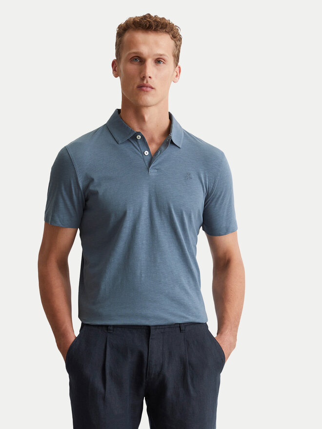 Marc O'Polo Marc O'Polo Polo majica 536 2176 53018 Modra Shaped Fit