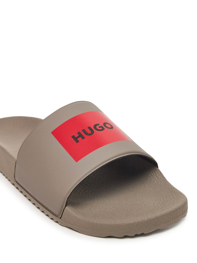 HUGO Klapki HUGO Timein Slid 50548061 Brązowy