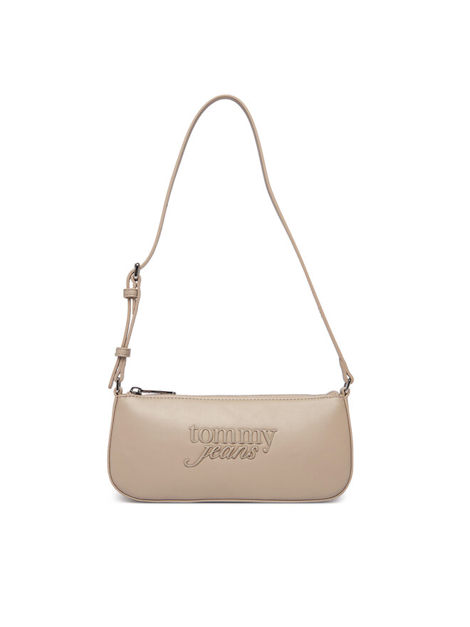 Tommy Jeans Handtasche Tommy Jeans Tjw Must Shoulder Bag AW0AW18449 Beige