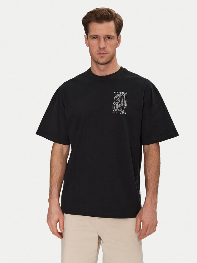 Resteröds Resteröds Camiseta Dev 20251 2055 Negro Regular Fit