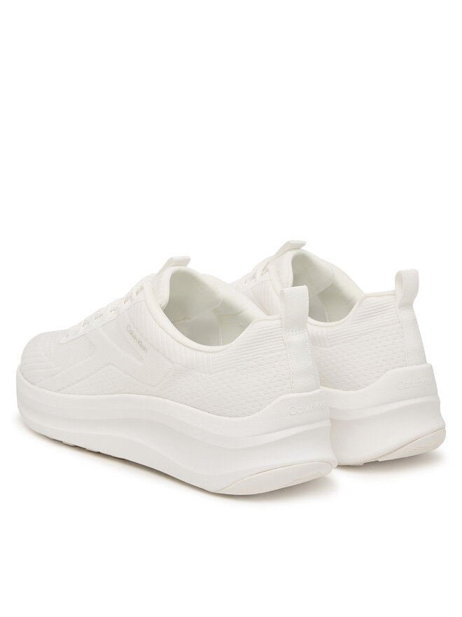 Calvin Klein Sneakers Calvin Klein Andrea - Chunky Ck Stripe Runner Trainers HM0HM02158 Weiß