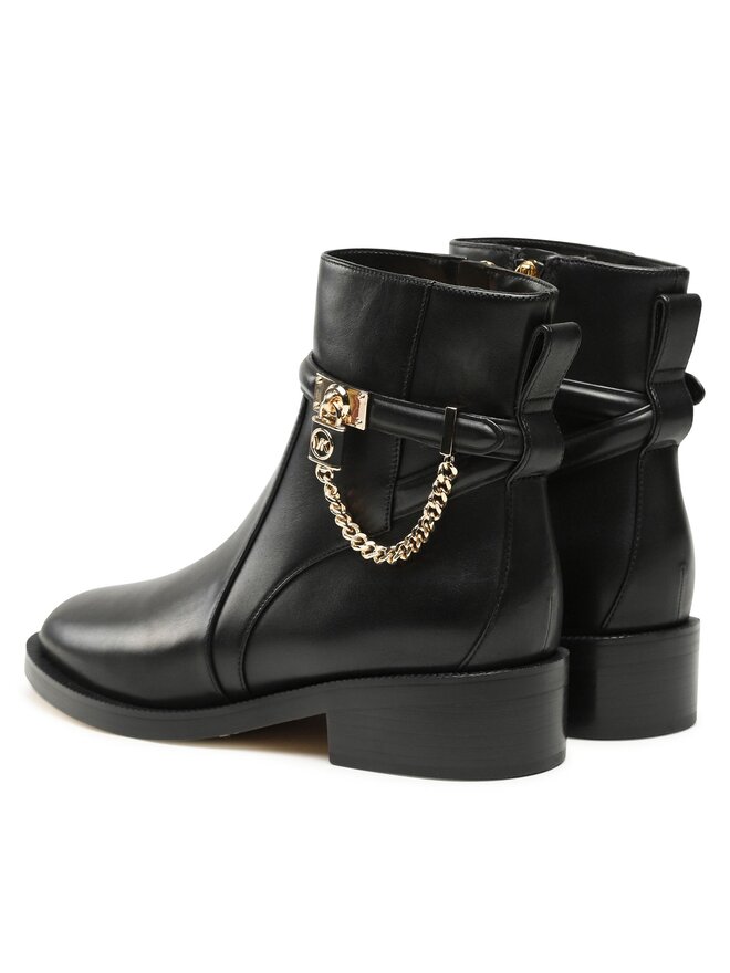 MICHAEL Michael Kors Ботильйони MICHAEL Michael Kors Hamilton Flat Bootie 40F3HAME5L Чорний