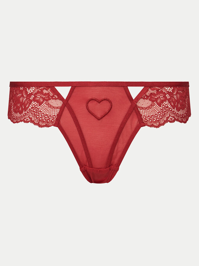 Hunkemöller Hunkemöller Set 6 parov brazilskih spodnjih hlačk 207186 Rdeča