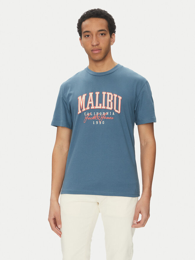 Jack&Jones Jack&Jones Marškinėliai Detroit 12268441 Mėlyna Relaxed Fit