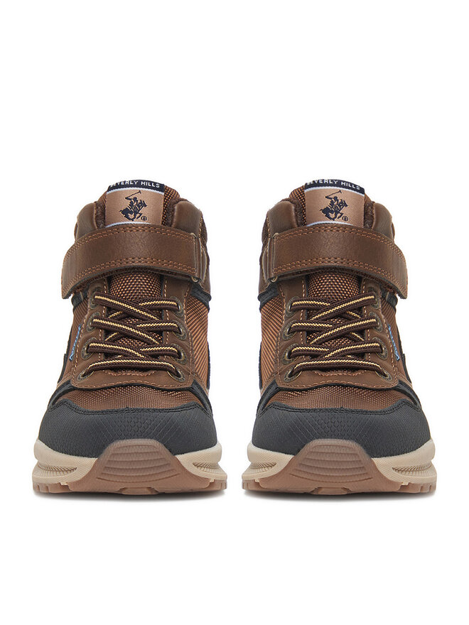 Beverly Hills Polo Club Schnürschuhe Beverly Hills Polo Club EO-BHPC-371-005 Braun