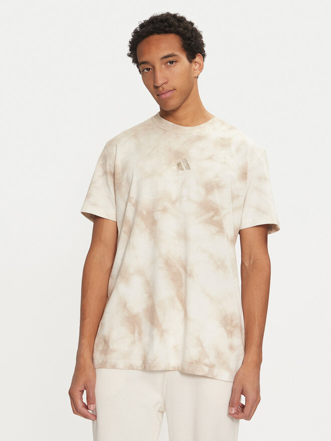 adidas adidas Marškinėliai ALL SZN Wash IY6589 Smėlio Regular Fit