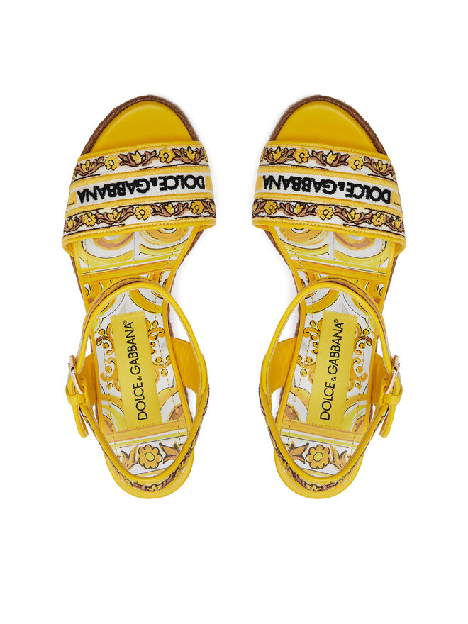 Dolce&Gabbana Espadryle Dolce&Gabbana CZ0318 AV804 Żółty