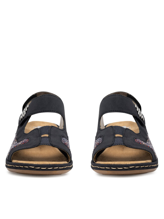 Rieker Sandales Rieker 65989-14 Tumši zils