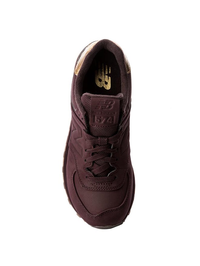 Sneakers New Balance WL574MTB Bordeaux chaussures