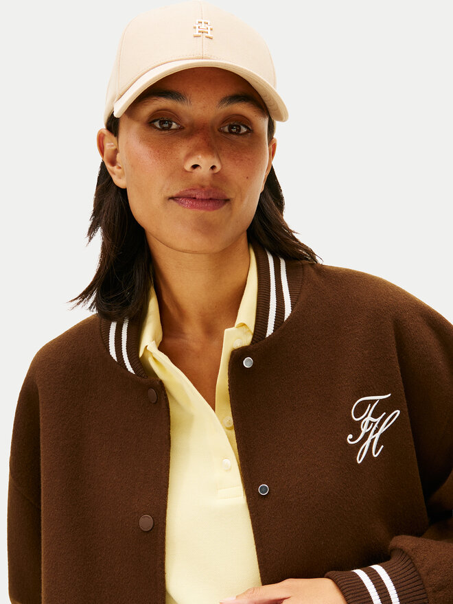 Tommy Hilfiger Καπέλο Jockey Tommy Hilfiger Elevated Chic AW0AW17631 Μπεζ