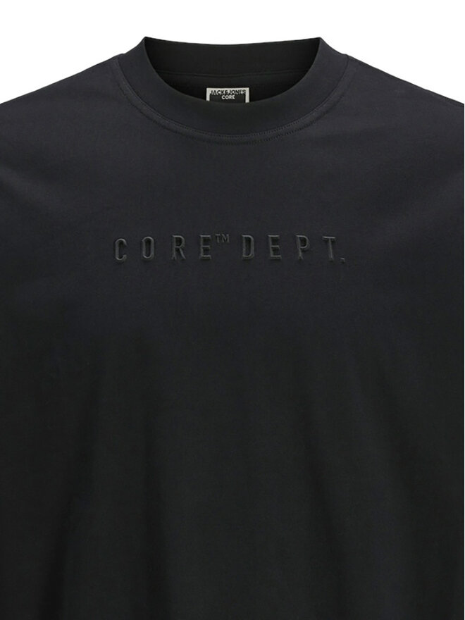 Jack&Jones Jack&Jones Póló Recharge 12273070 Fekete Relaxed Fit