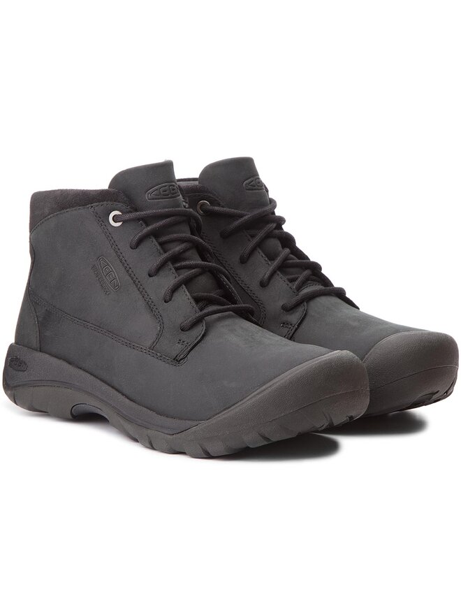 Trekkingschuhe Keen Austin Casual Boot Wp 1019504 Schwarz eschuhe