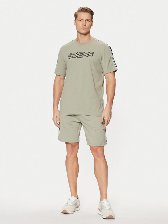 Guess Guess Marškinėliai Z4GI18 J1314 Žalia Regular Fit