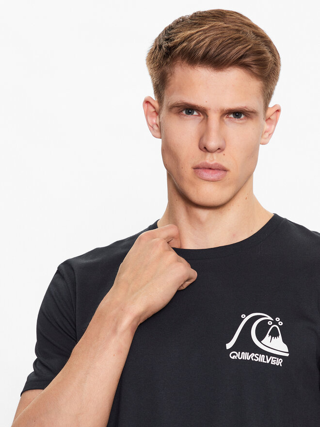 Quiksilver Quiksilver Marškinėliai The Original EQYZT07239 Juoda Regular Fit