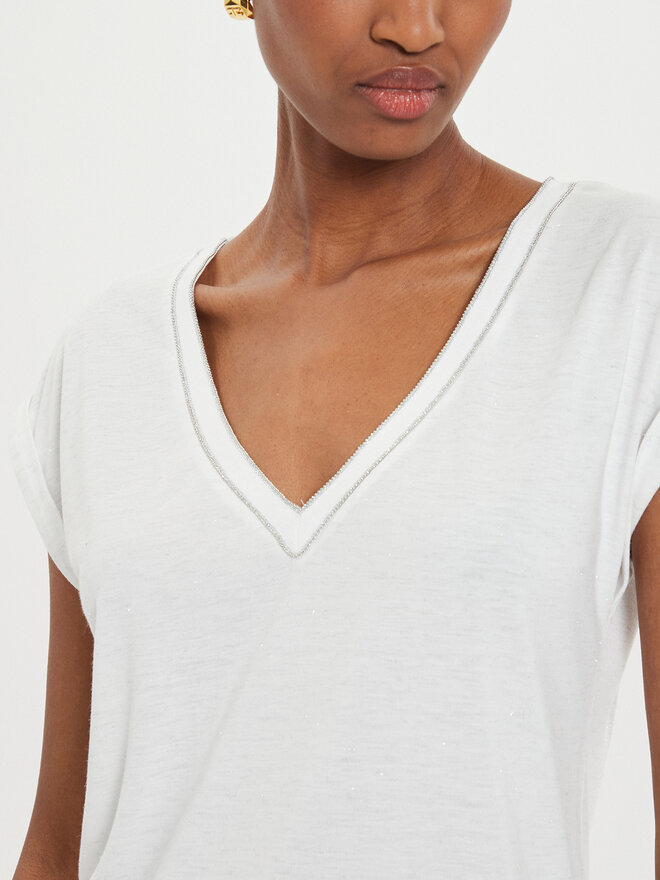 Morgan Morgan Camiseta 242-DAYA Blanco Regular Fit