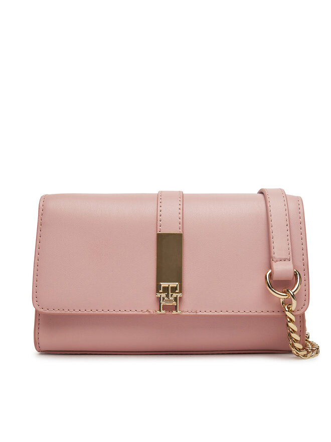 Tommy Hilfiger Bolso Tommy Hilfiger Th Heritage Mini Crossover Chain AW0AW17222 Rosa
