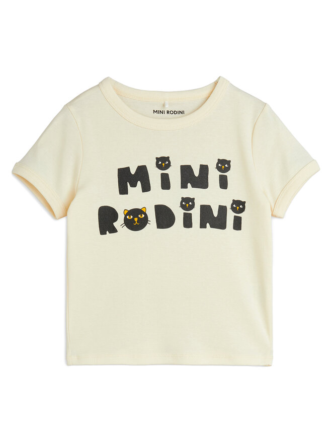 MINI RODINI MINI RODINI Camiseta Cats 2512010611 Blanco Regular Fit