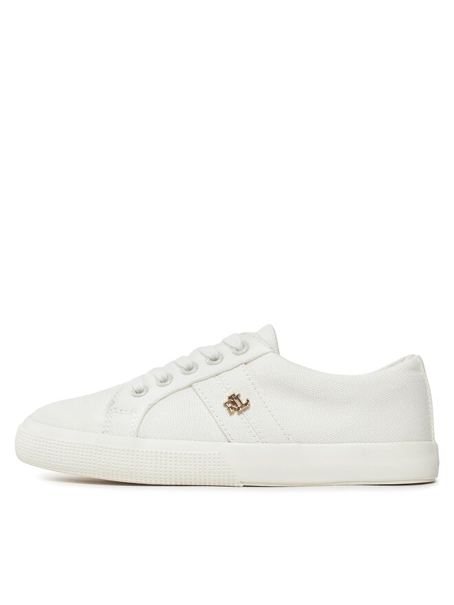 LAUREN RALPH LAUREN Πάνινα παπούτσια Lauren Ralph Lauren Janson II 802804598001 Λευκό
