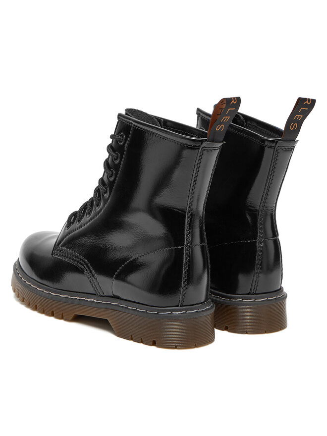 Charles Черевики туристичні Charles 1972W002 Black Polished
