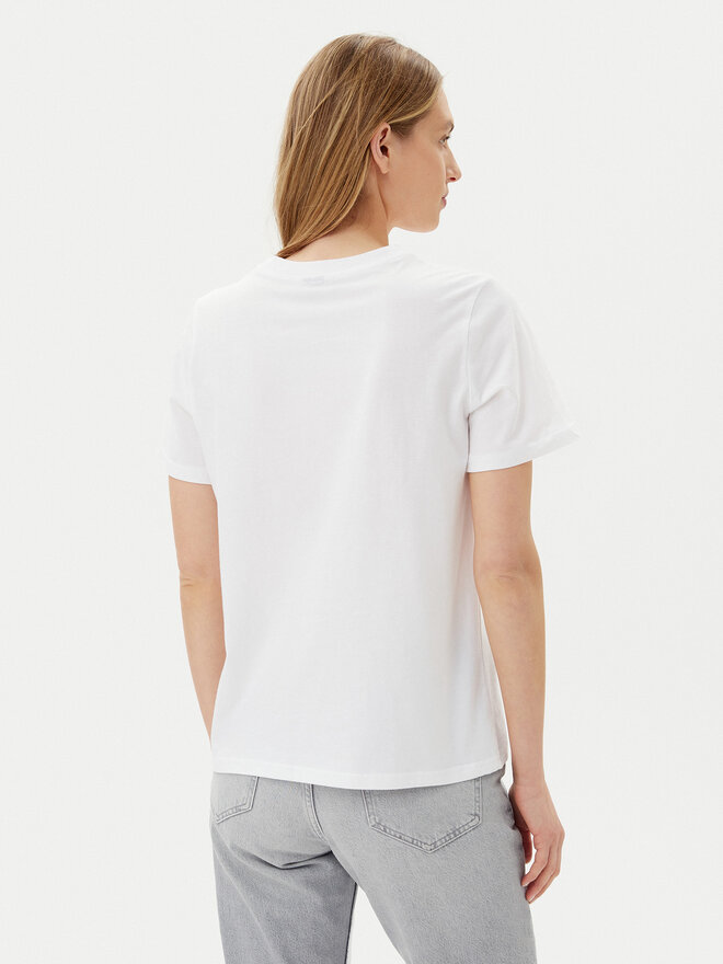 Pieces Pieces Camiseta Maria 17155082 Blanco Relaxed Fit