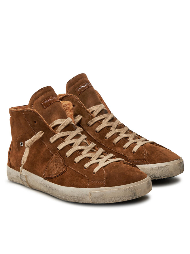 Philippe Model Сникърси Philippe Model PRHU DF03 Кафяв