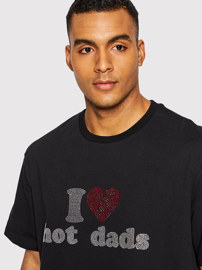 2005 2005 T-Shirt Unisex Hot Dads Μαύρο Regular Fit