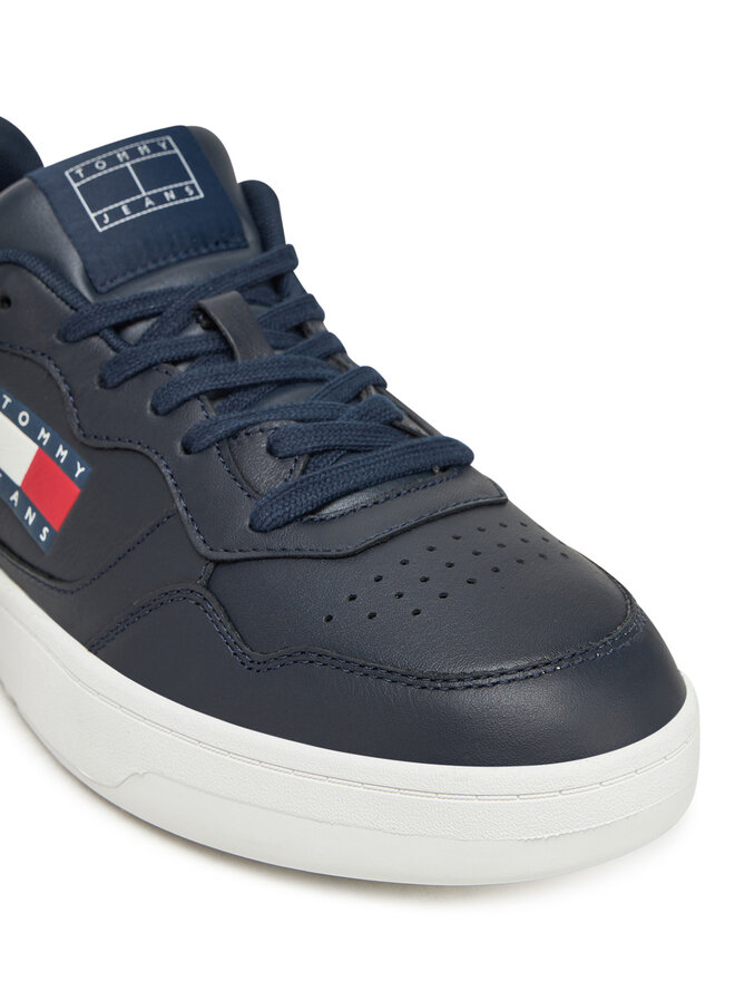 Tommy Jeans Sneakersy Tommy Jeans (New) Tjm Cupsole Leather Ess EM0EM01443 Granatowy