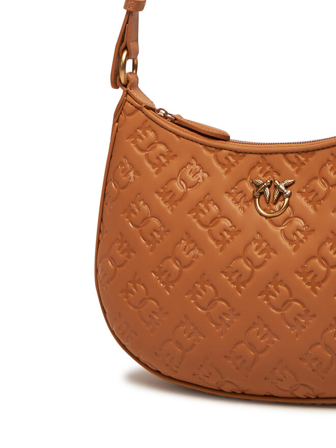 PINKO Handtasche PINKO Half Moon Mini Fl PE 25 PLTT 102790 A1YB Braun