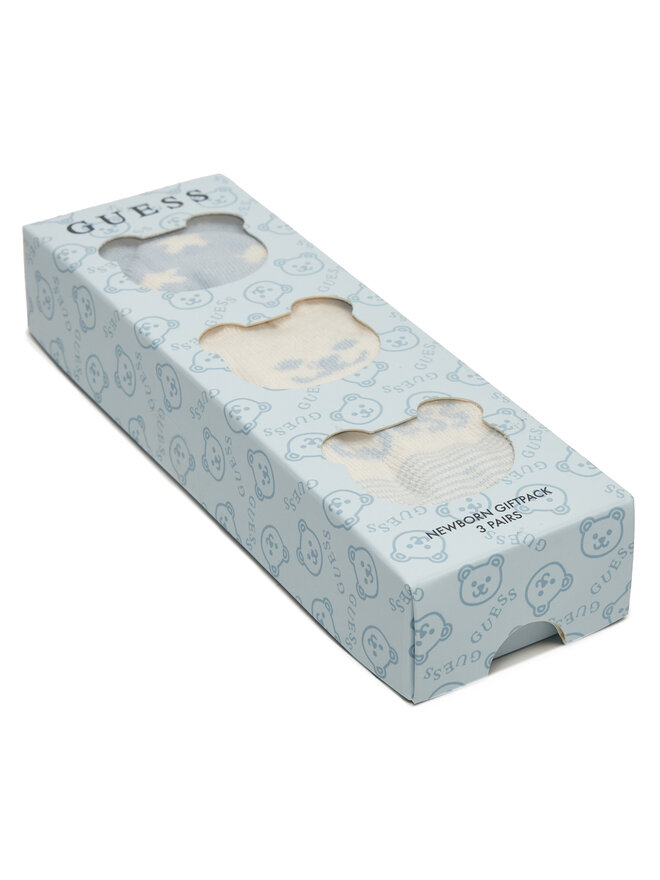 Guess 3 pares de calcetines altos para niño Guess H5RZ04 Z3G10 Azul