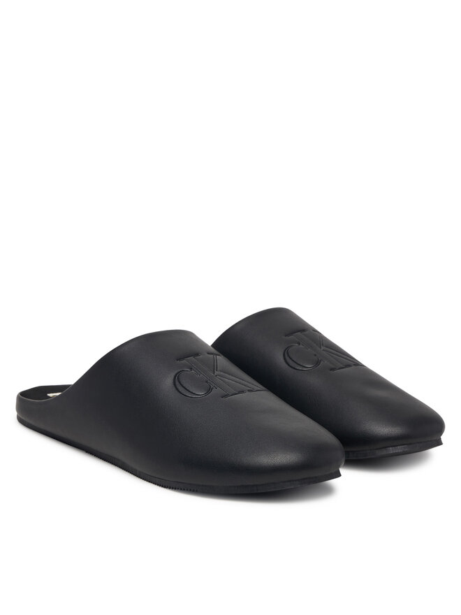 Calvin Klein Hausschuhe Calvin Klein Home Slipper Mule Lth HM0HM02279 Schwarz