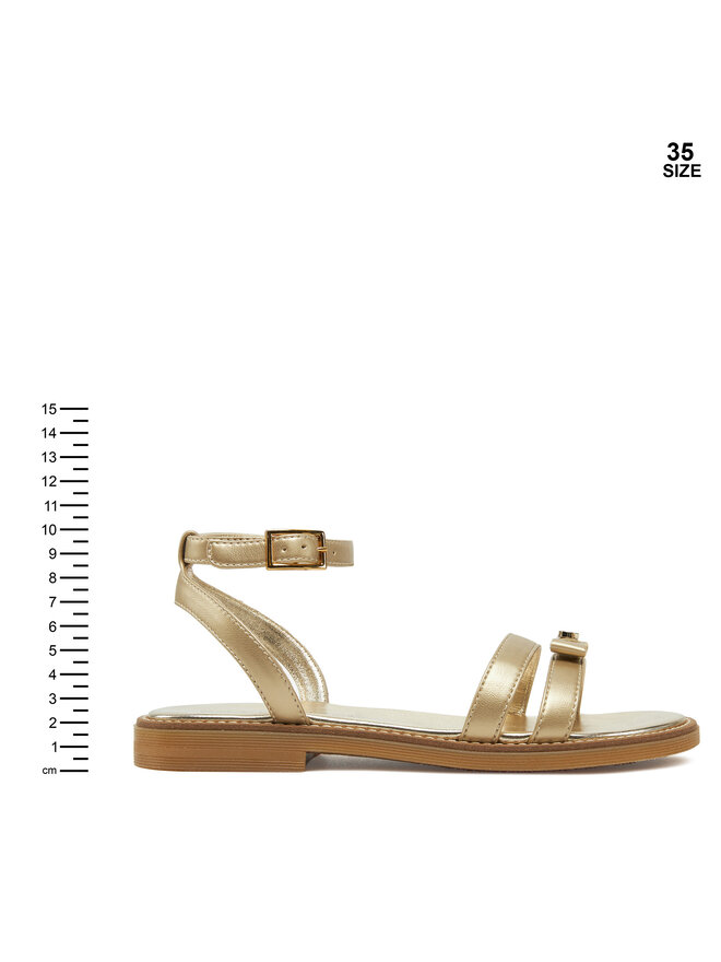 Calvin Klein Jeans Sandály Calvin Klein Jeans Sandal V4A2-83052-1322 Zlatá
