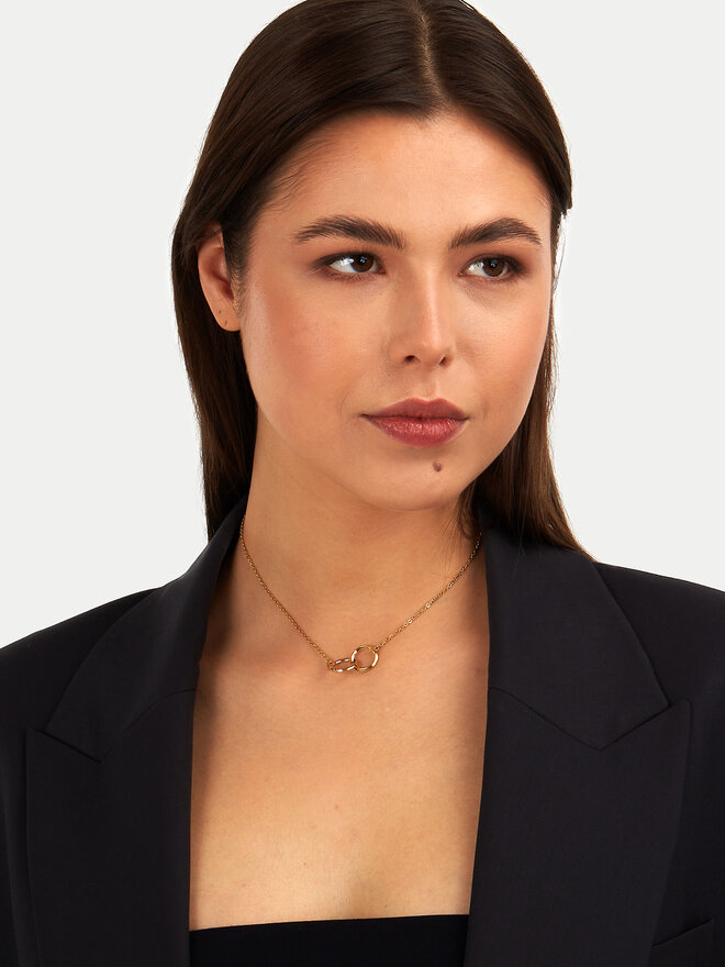 Trussardi Naszyjnik Trussardi TJAXB07 Złoty