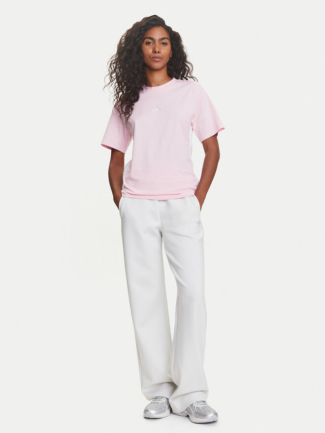 adidas adidas Camiseta Essentials 3-Stripes JE1226 Rosa Regular Fit