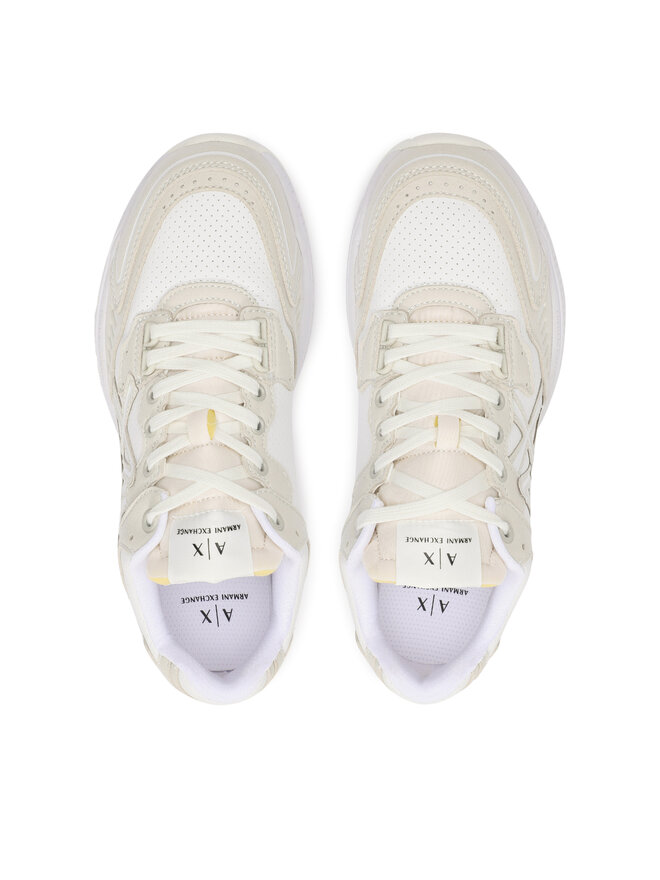 Armani Exchange Sneakersy Armani Exchange XUX188 XV775 T063 Écru