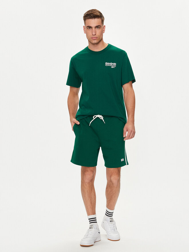 Reebok Reebok Majica Ri Brand Proud Gfx Ss Tee 100076384 Zelena Regular Fit