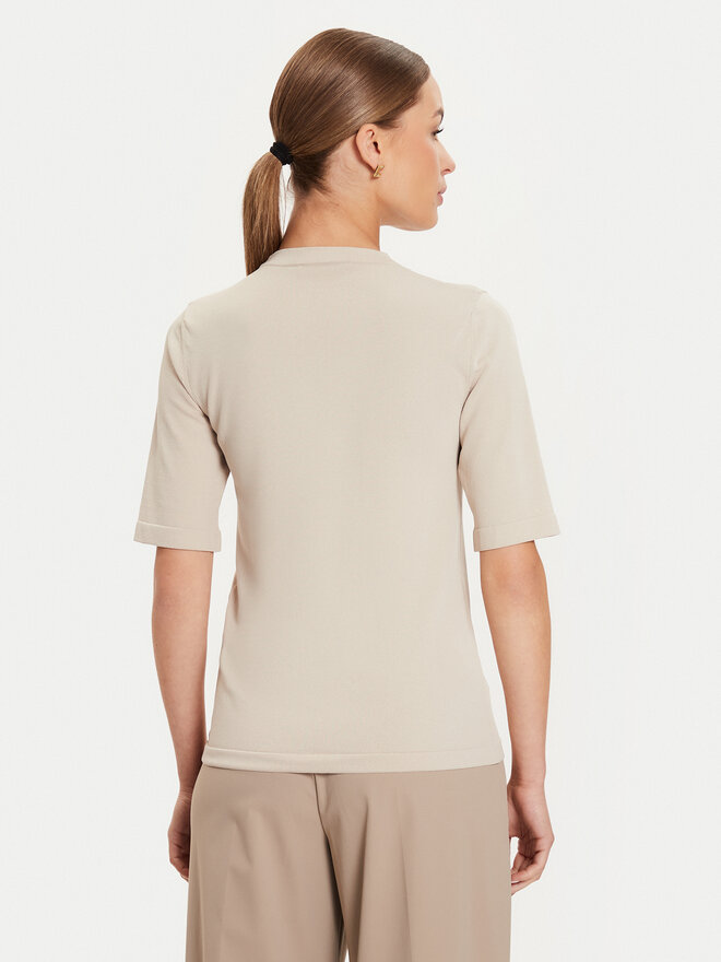 Max Mara Leisure Max Mara Leisure Camiseta Tahiti 2426366047600 Beis Regular Fit