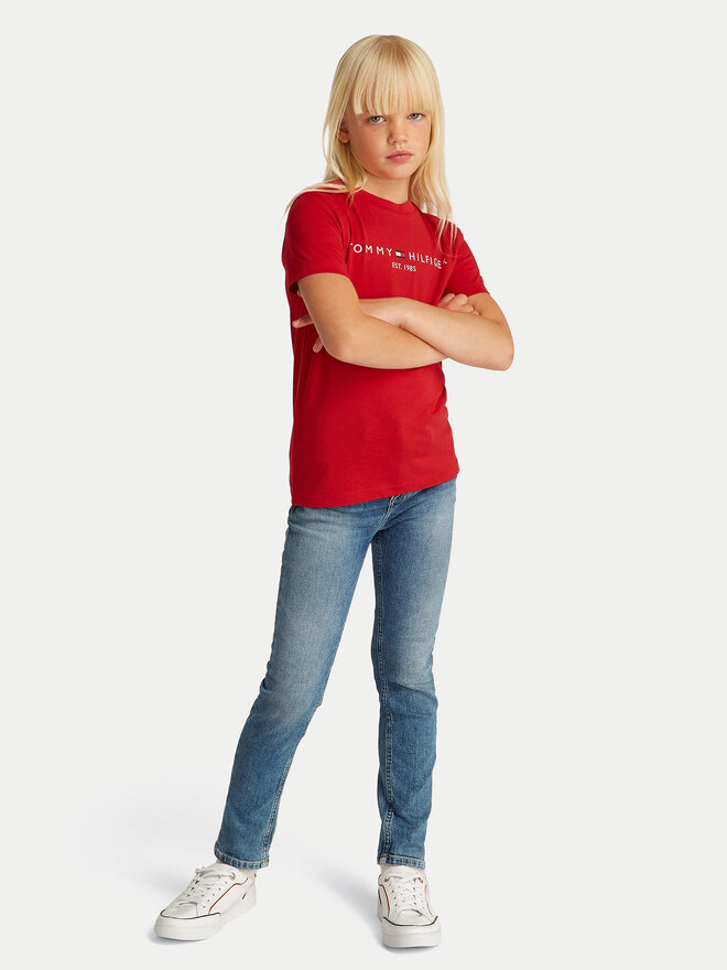 Tommy Hilfiger Tommy Hilfiger T-Shirt Essential KS0KS00397 S Rot Regular Fit