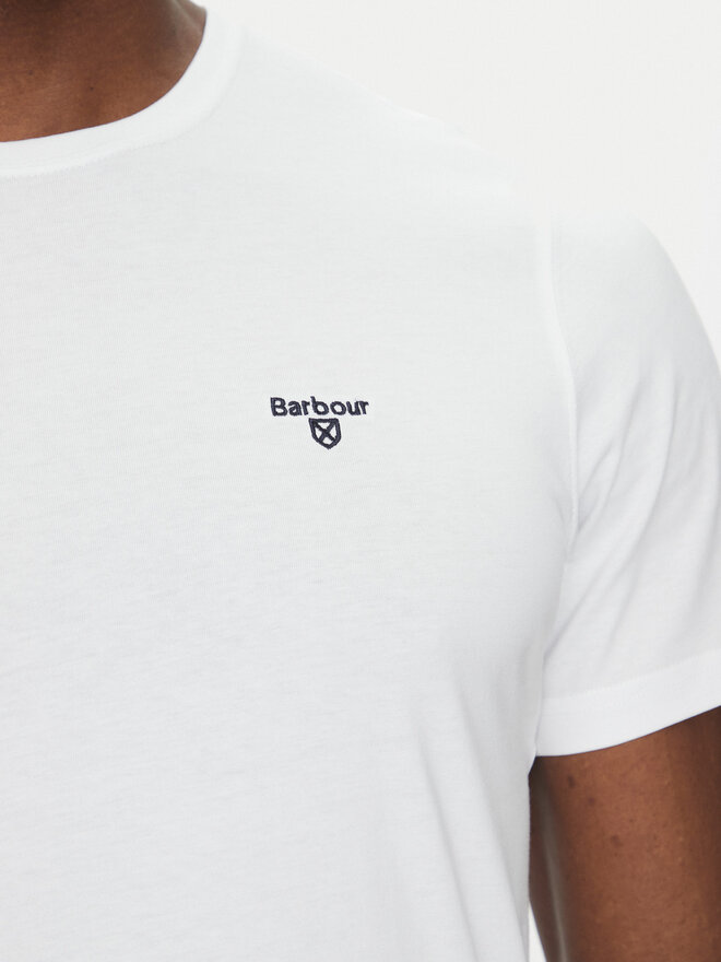 Barbour Barbour Camiseta Essential Sports MTS0331WH11 Blanco Tailored Fit
