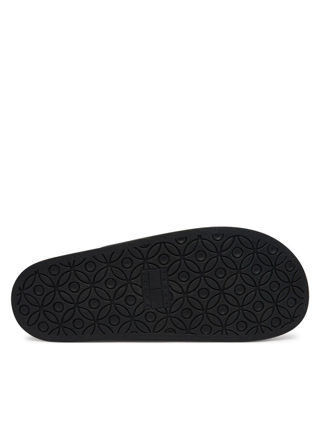 Tommy Jeans Pantoletten Tommy Jeans Tjw Comfort Slides Washed Denim EN0EN02898 Schwarz