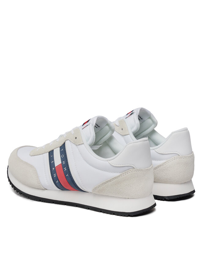Tommy Jeans Sneakersy Tommy Jeans Tjm Runner Casual Ess EM0EM01351 Biały
