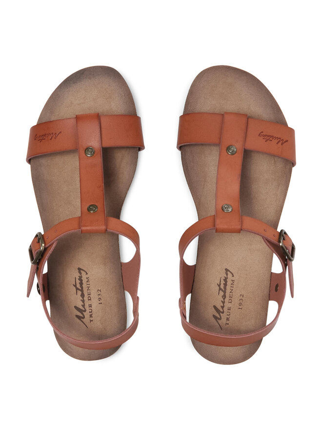 MUSTANG 1307-811, Sandali Donna, Gold, 36 EU