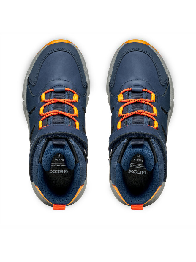 Geox Schnürschuhe Geox J Flexyper Plus J56LCC 0FUME C4J2T S Dunkelblau