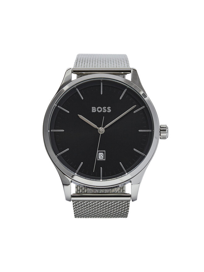 BOSS Pulkstenis Boss Reason 1570159 Sudraba