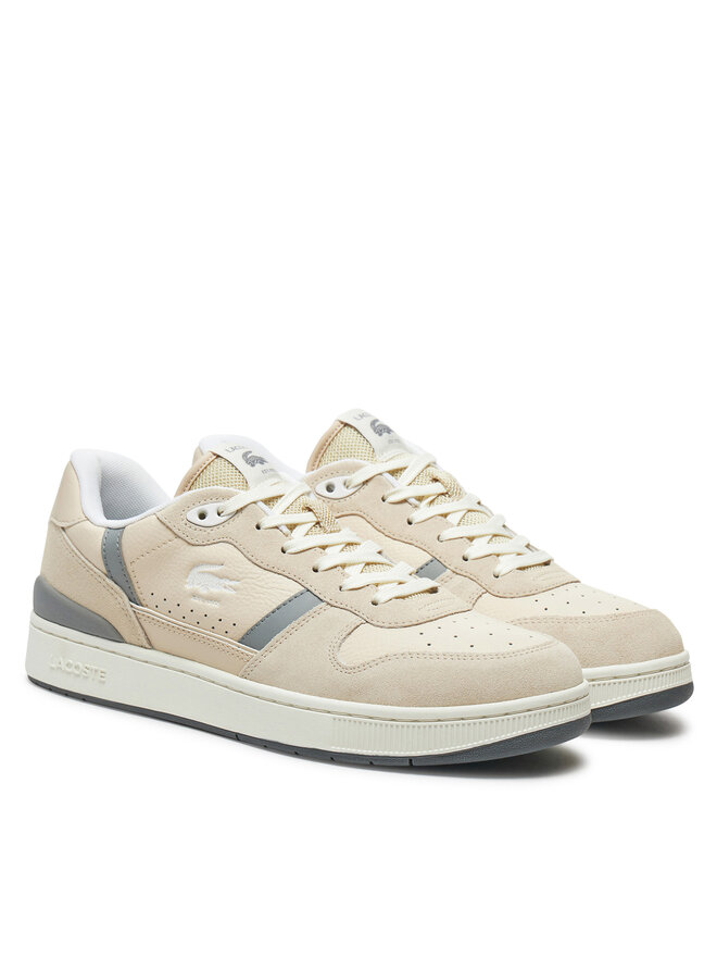 Lacoste Sneakersy Lacoste T-Clip 7-48SMA0032 Beżowy
