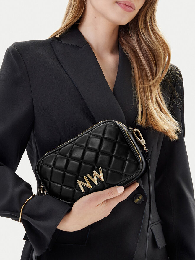 Nine West Handtasche Nine West CEO-Greenwich-Glam-LX7669 Schwarz