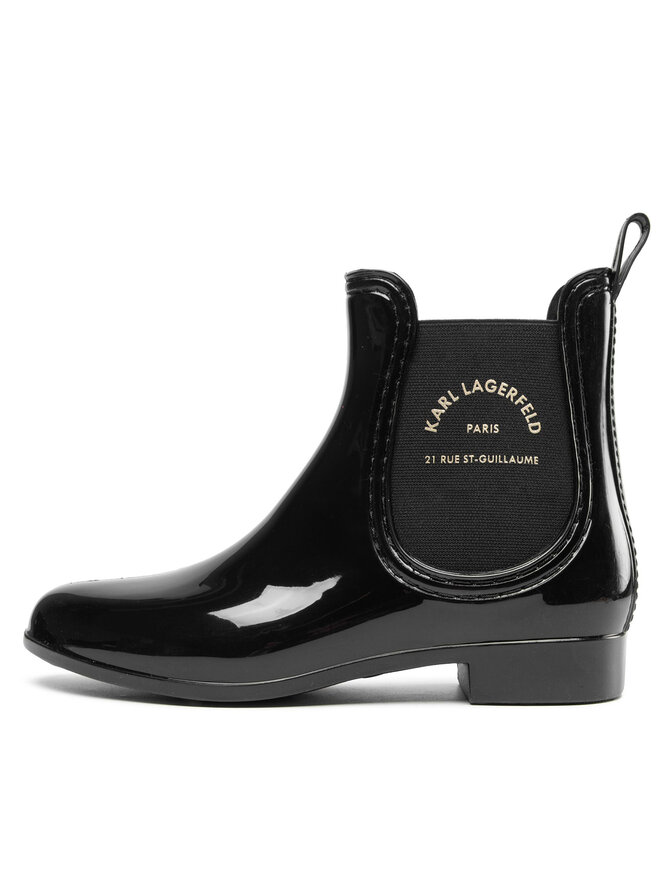 KARL LAGERFELD Гумени ботуши KARL LAGERFELD KL94770 Черен