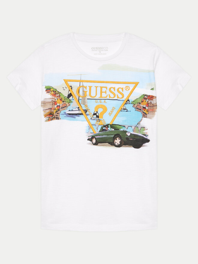 Guess Guess Marškinėliai L4GI17 K6XN4 Spalvota Regular Fit