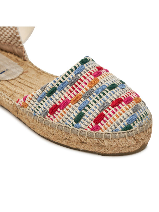 Manebi Espadryle Manebi Yucatan Flat Valenciana Espadrilles G 0.5 P0 Kolorowy